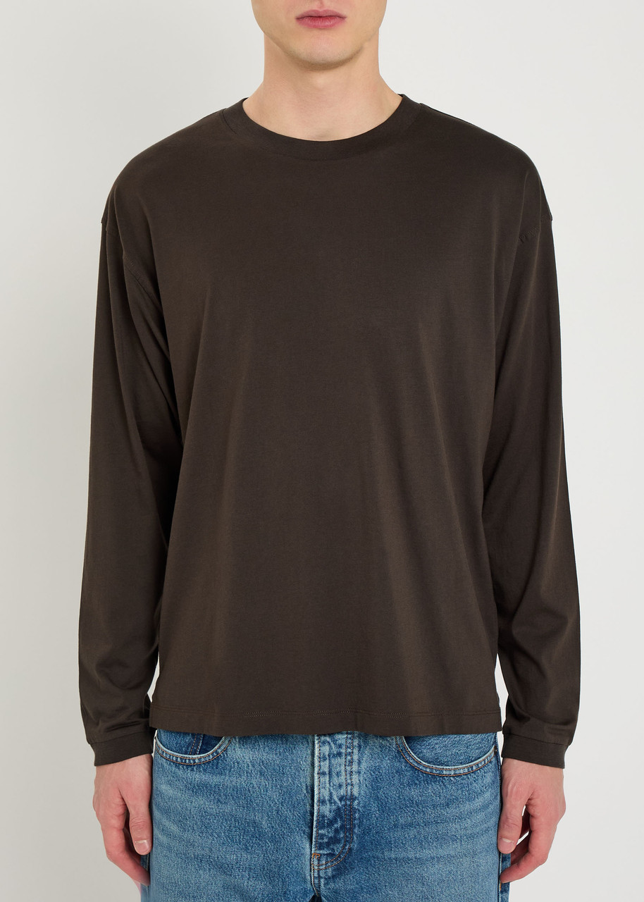 Frame Cotton Top - Dark Brown - M 