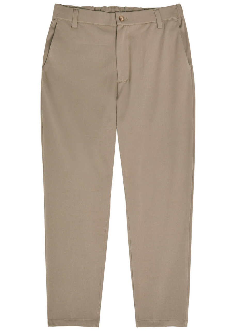 Raith Tapered-leg Woven Trousers - Grey - L