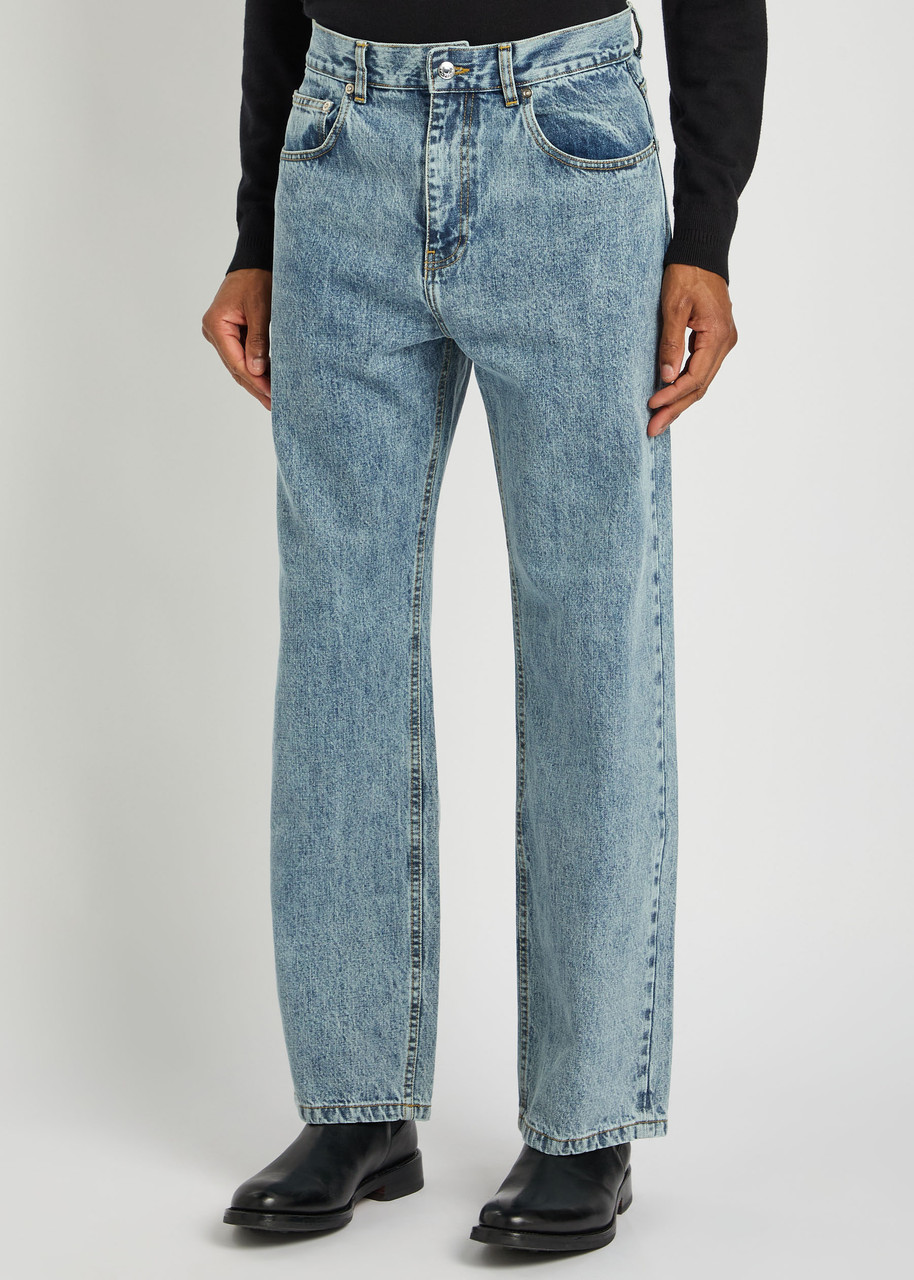 Second / Layer Second Layer Big Papi Relaxed Straight-leg Jeans In Blue