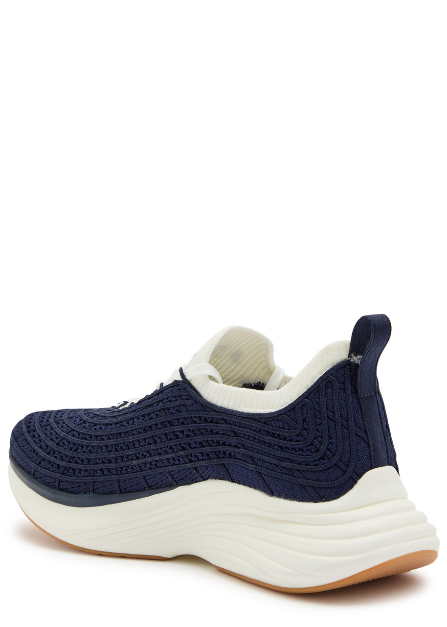 Apl Athletic Propulsion Labs Athletic Propulsion Labs Techloom Zipline Embroidered Knit Sneakers In Blue