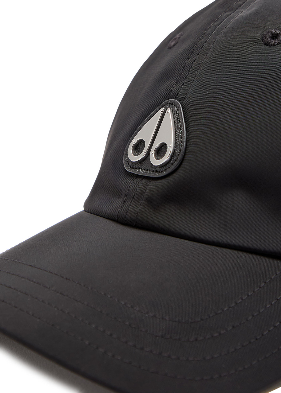  Moose Knuckles Crescent Logo Shell Cap - Black - One Size 