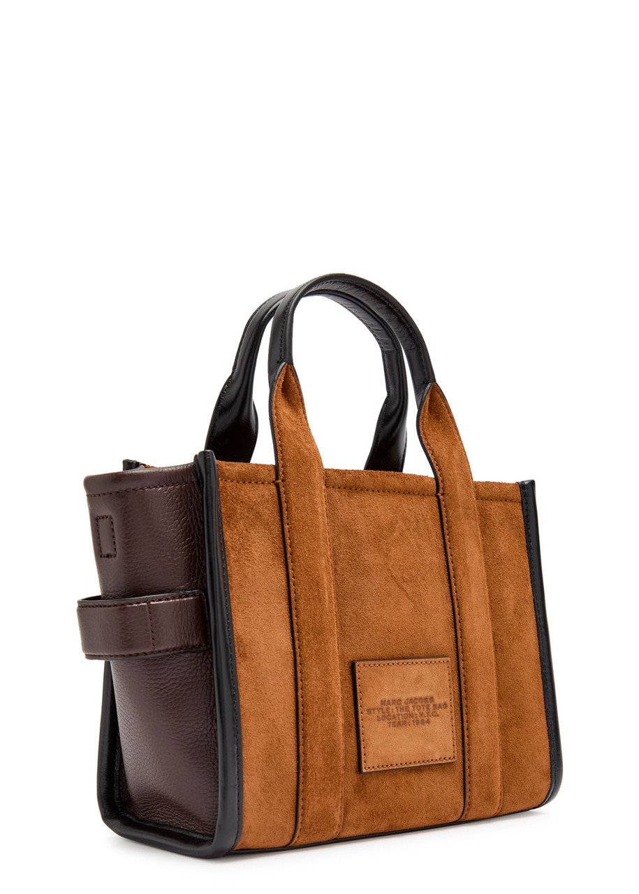 Marc Jacobs The Tote Small Suede Tote Bag In Brown