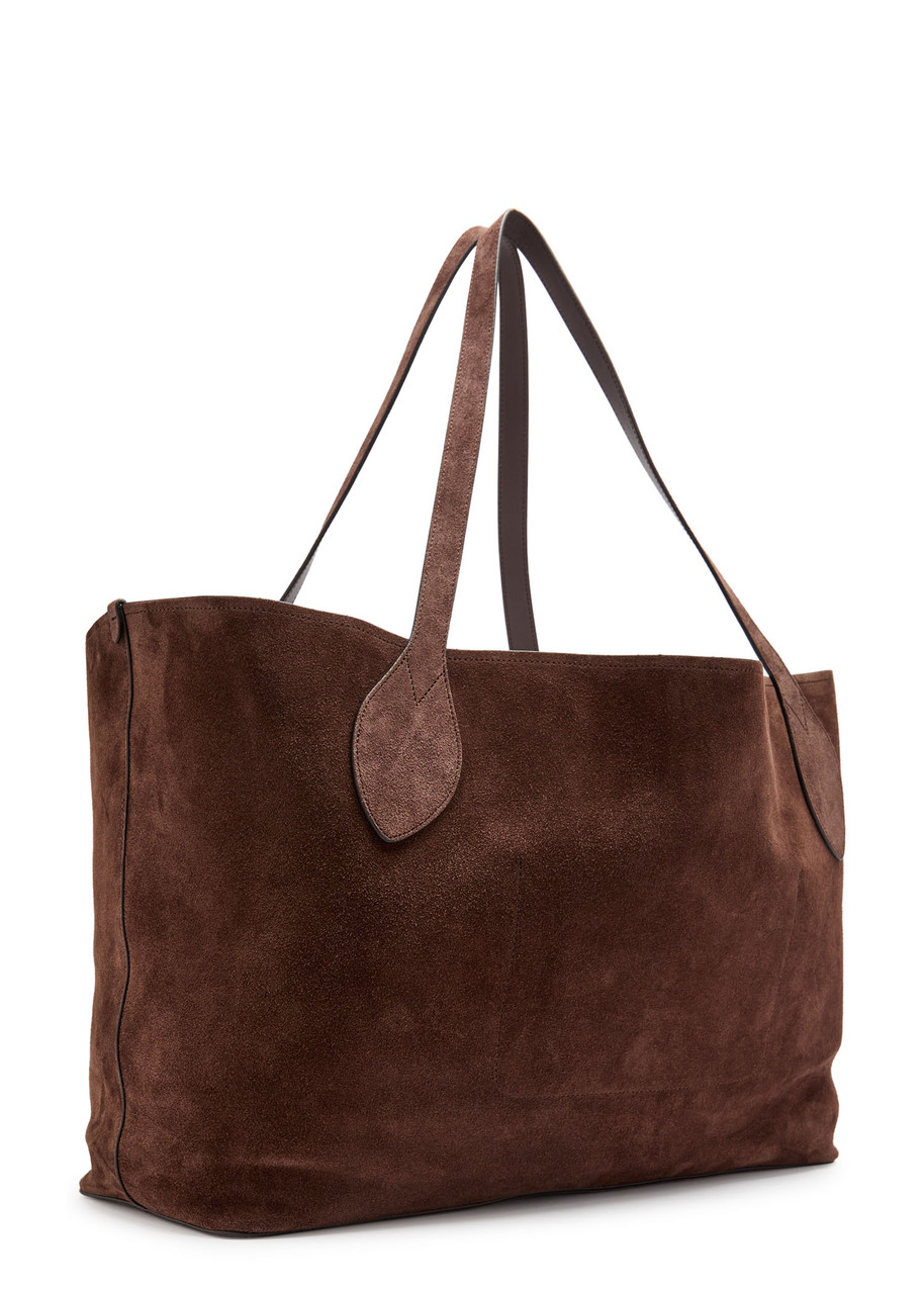 Mulberry Oversized Suede Tote Bag In Brown