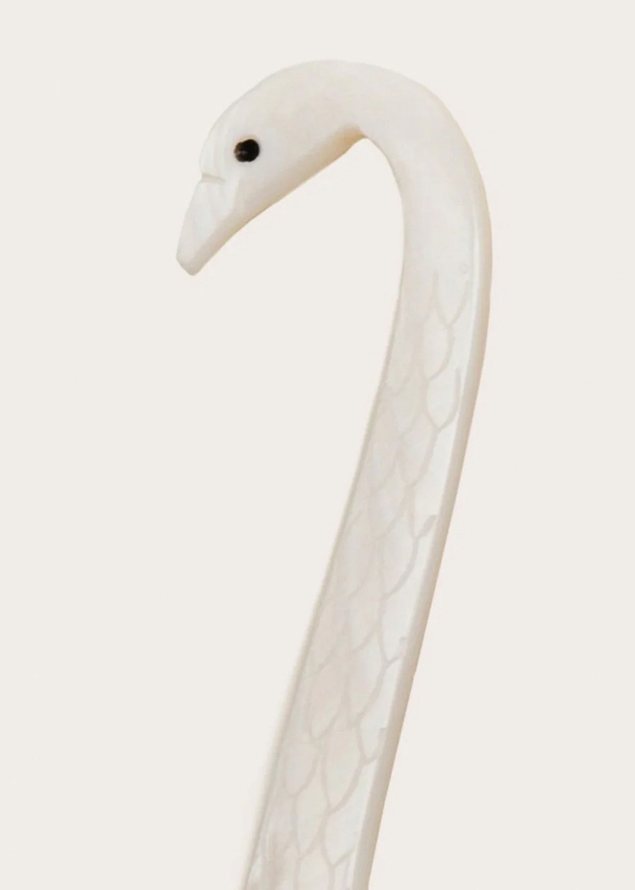 Gohar World Mother Of Pearl Swan Spoon 