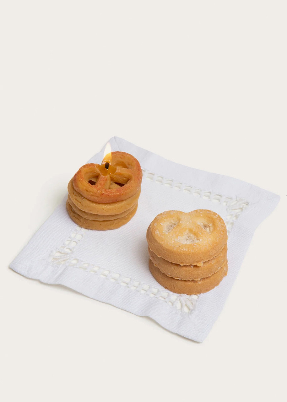  Gohar World Biscuit Tin Unscented Soy Wax Candles 