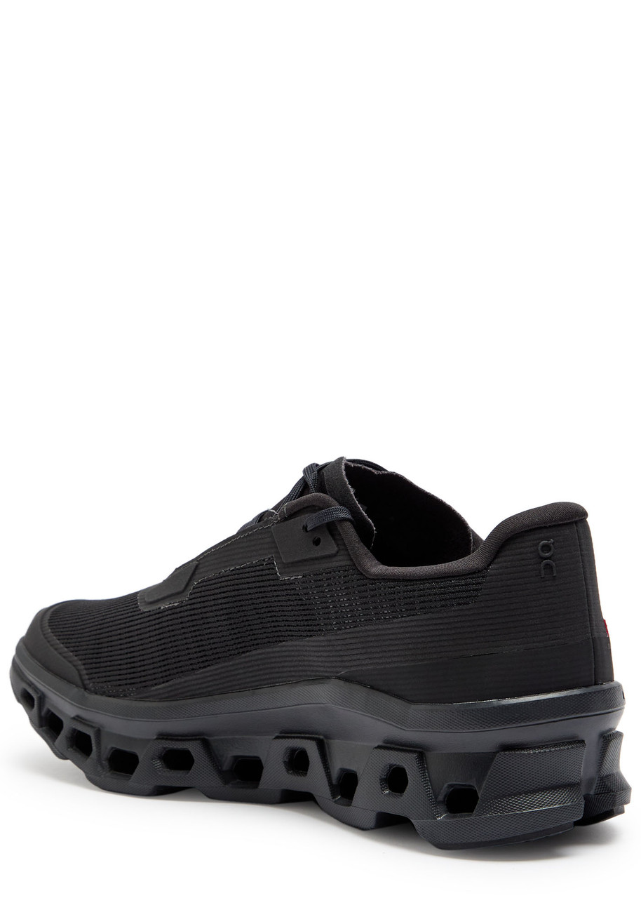 On Cloudmster Void Mesh Sneakers In Black