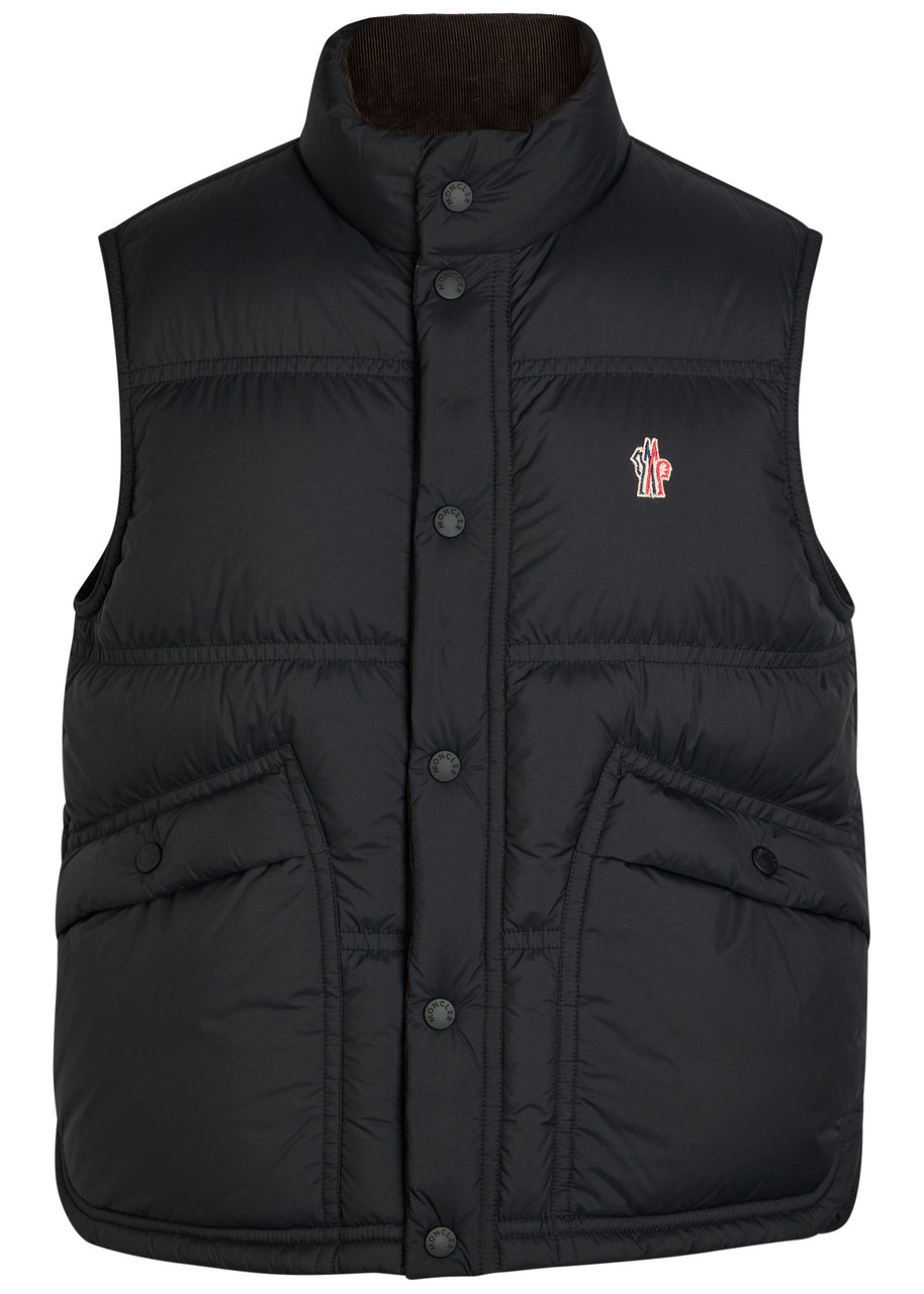 Moncler Grenoble Padded Shell Gilet – Black – 3 (UK40 / L) Moncler Grenoble Padded Shell Gilet – Black – 3 (UK40 / L)