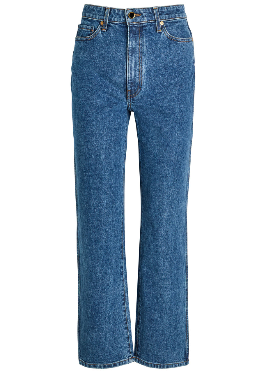Khaite Danielle Denim Jeans In Blue