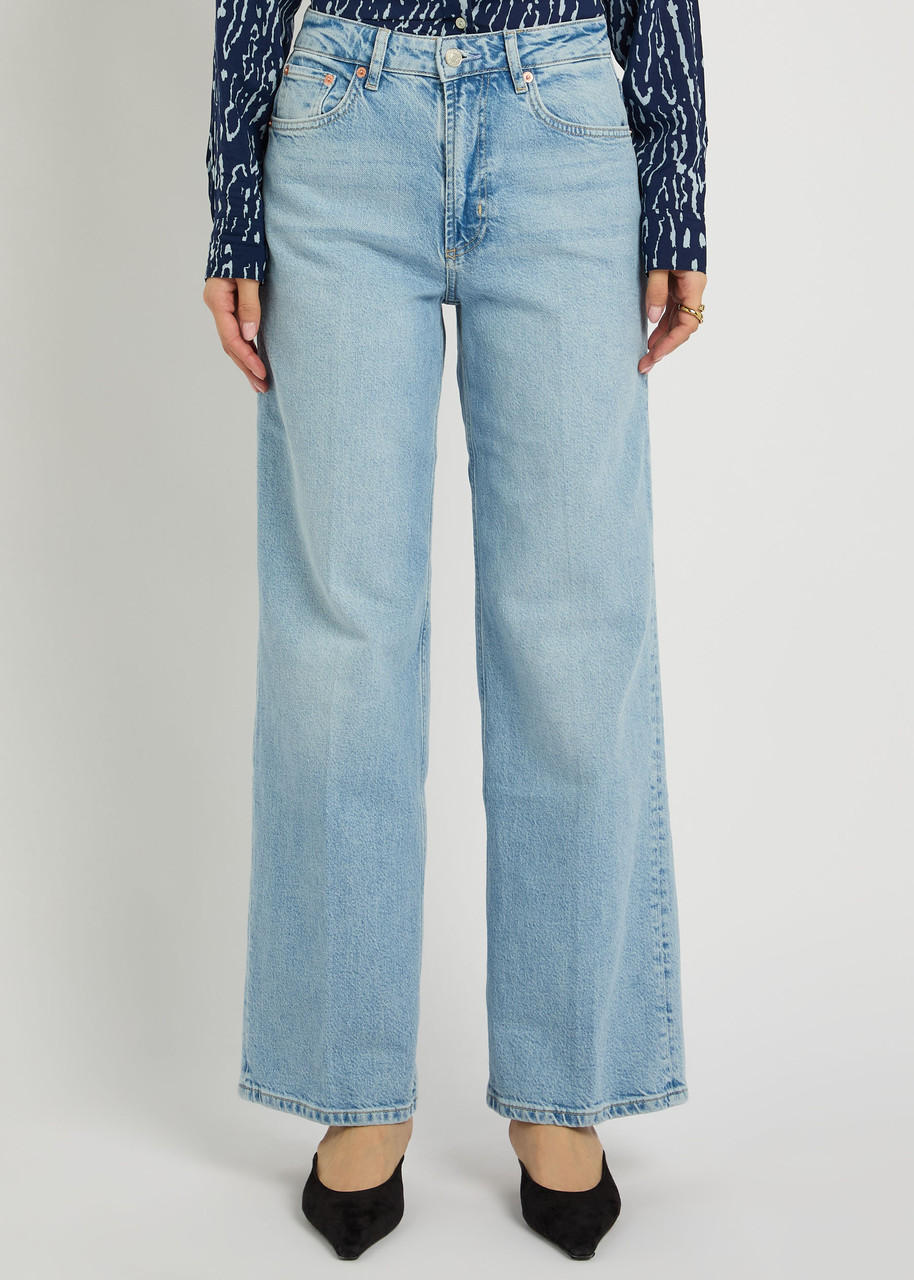 Rails Getty Wide-leg Jeans In Blue