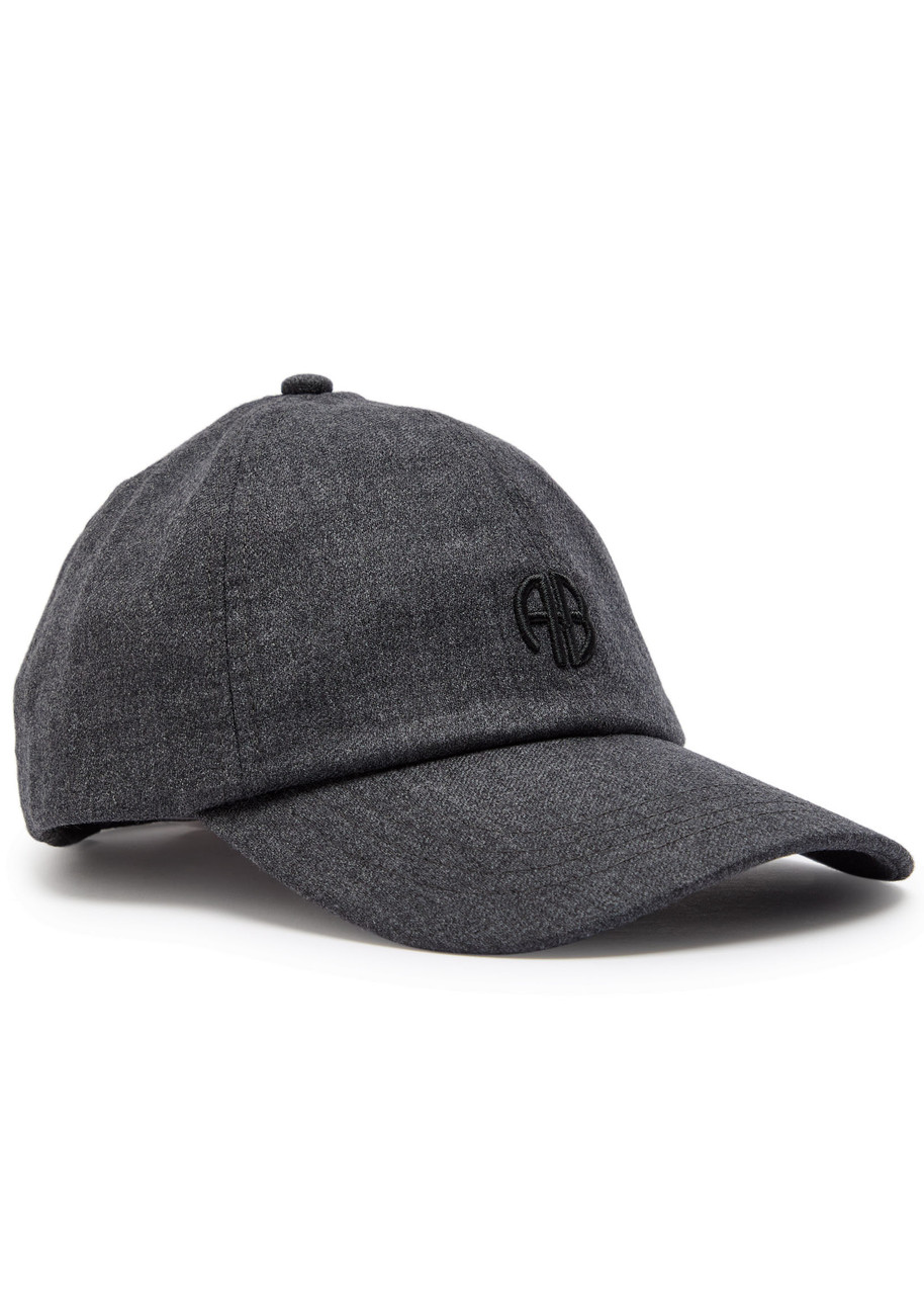 Anine Bing Jeremy Wool Cap In Gray
