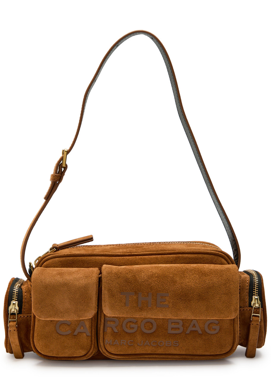 Marc Jacobs The Cargo Suede Shoulder Bag In Brown