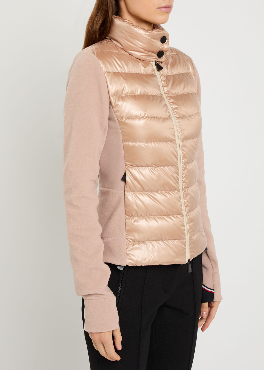 Moncler Padded Zip-fastening Jacket In Pink