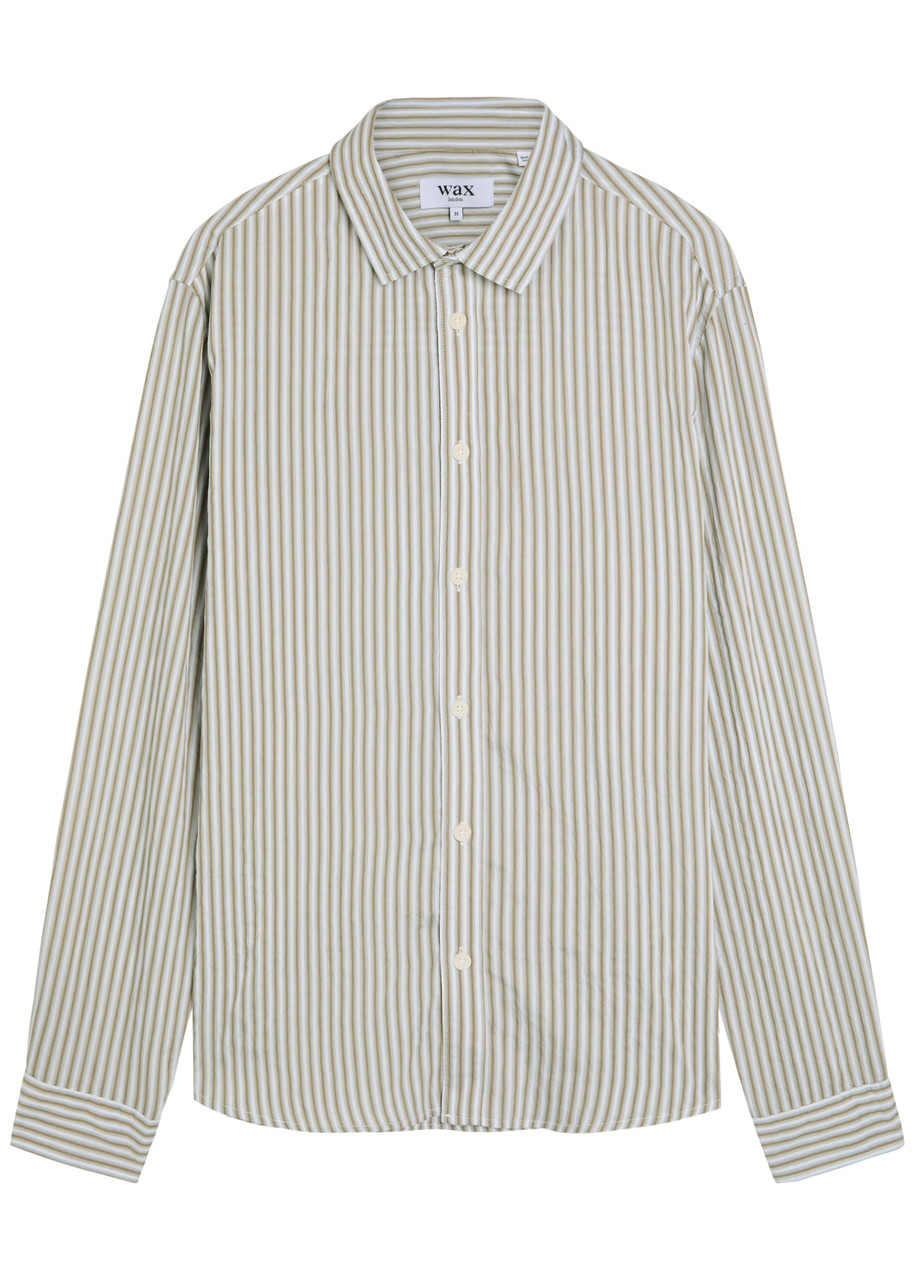 Wax London Shelly Striped Woven Shirt - White - S