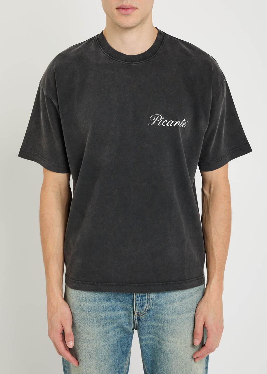 Picante Organic Cotton Tailor Logo T-shirt In Black