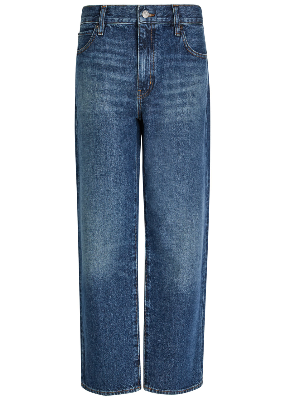 Frame The Hang Straight-leg Jeans In Blue