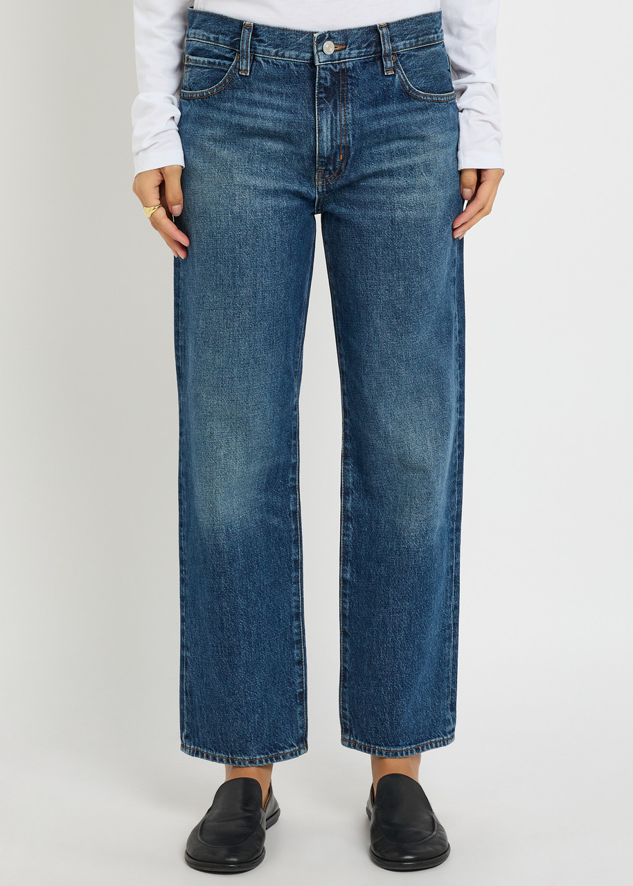 Frame The Hang Straight-leg Jeans In Blue
