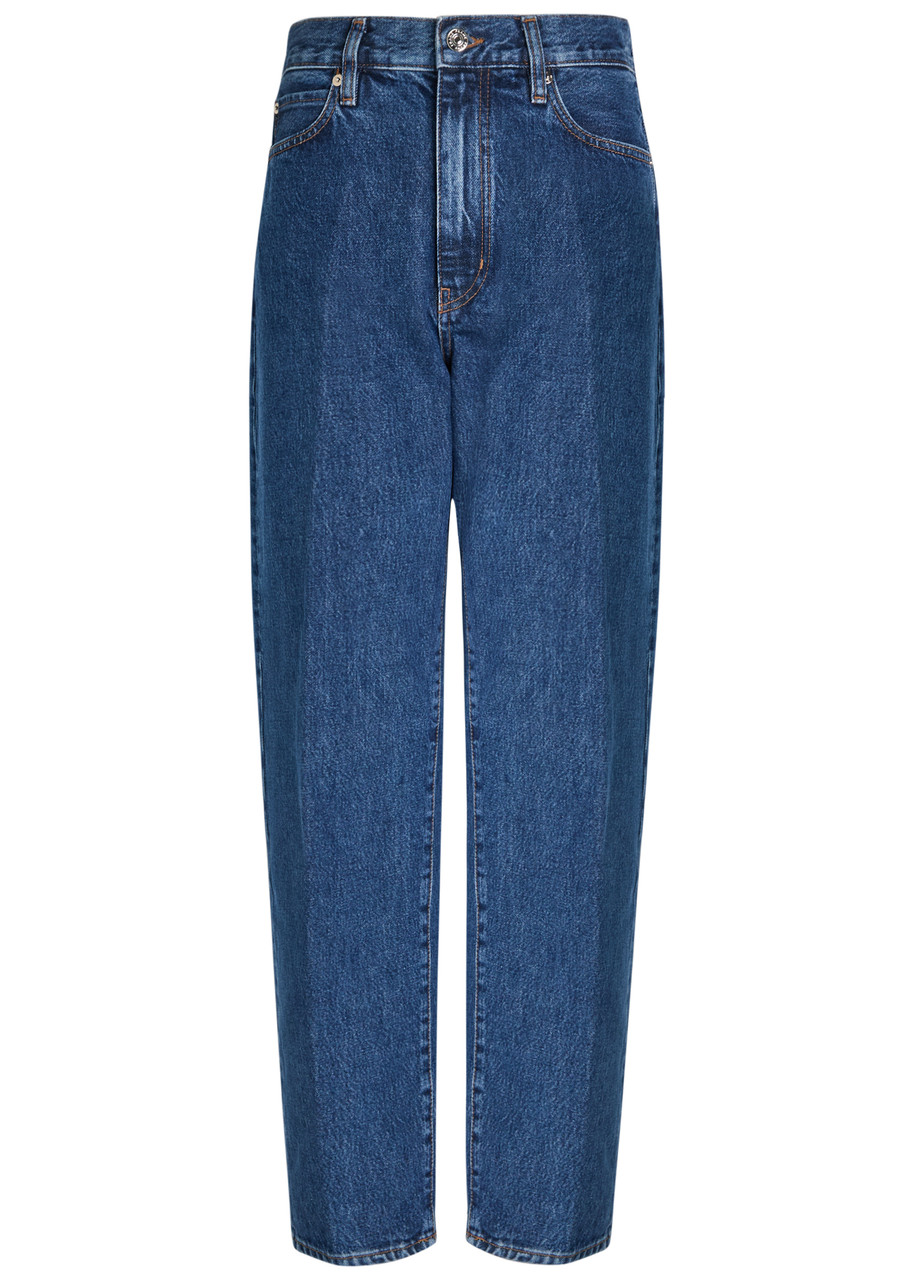 Frame The Neat Tapered-leg Jeans In Blue