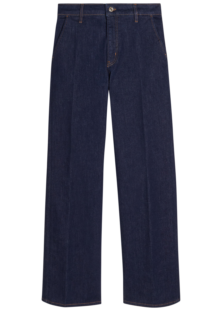 Frame The Straight Trouser Straight-leg Jeans In Blue