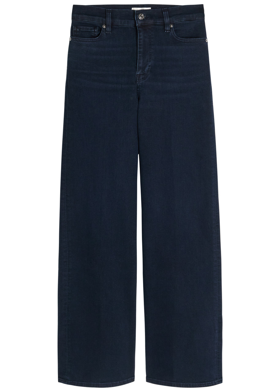 Frame Le Slim Palazzo Wide-leg Jeans - Dark Blue - 25 (W25 / UK6 / XS)