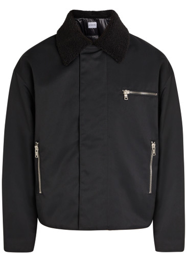 MKI MIYUKI ZOKU Padded shearling-collar nylon jacket | Harvey Nichols