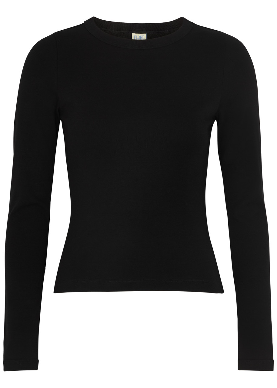 Flore Flore Max Cotton Top In Black