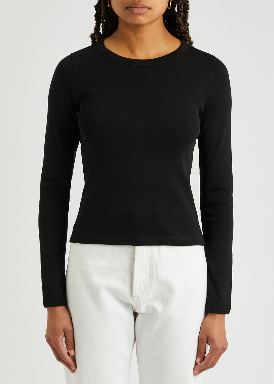 Flore Flore Max Cotton Top In Black