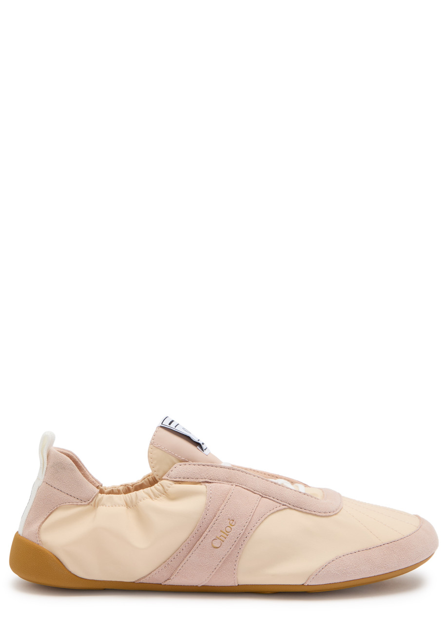 Chloe Kick Panelled Nylon Sneakers - Beige - 41 (IT41 / UK8)