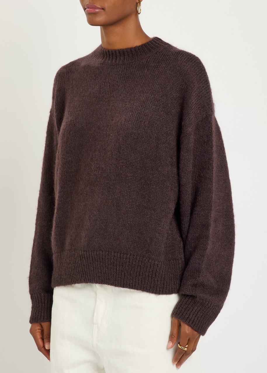 Studio Nicholson Wynn Knit Jumper In Brown