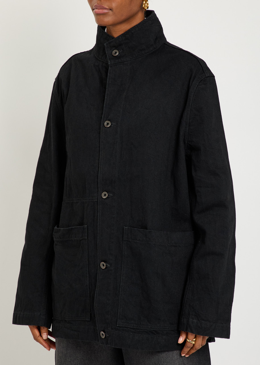 Studio Nicholson District Denim Jacket In Black