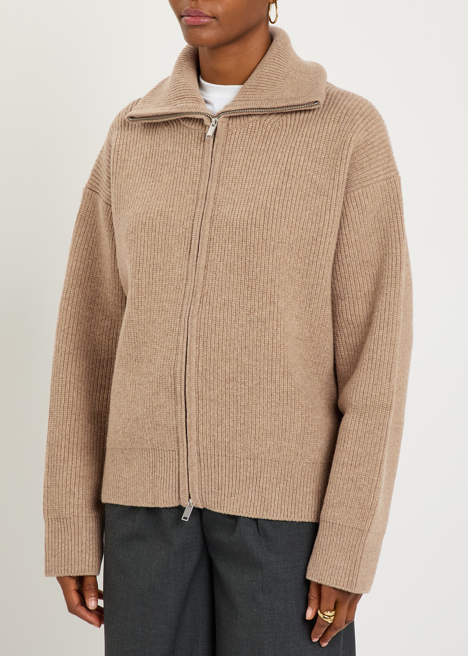  Studio Nicholson Sandos Ribbed Merino Wool Jumper - Beige - Xs (uk6 / Xs) 