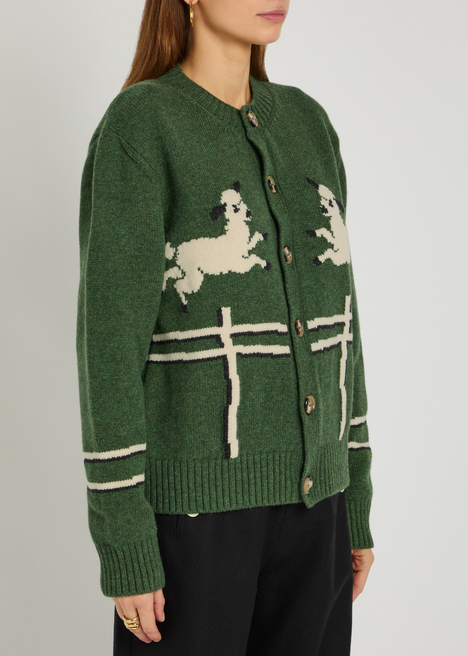 S.s. Daley Ss Daley Cyril Wool Cardigan In Green