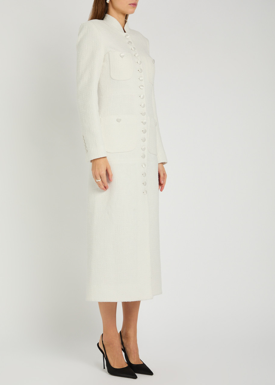 Liberowe Imperial Single-breasted Coat In White