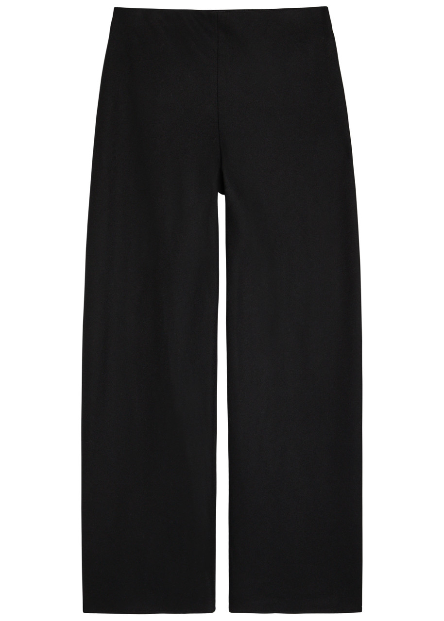 Vince Wide-leg Wool-blend Trousers In Multi