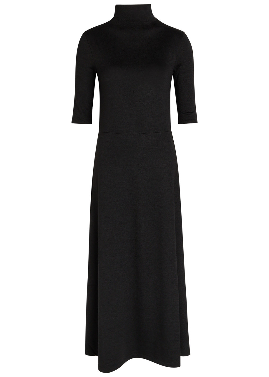 Vince Jersey Close-knit Dress - Black - XS (UK6 / XS)