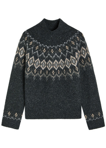 Harvey Nichols: Cashmere Donegal Fair Isle Jumper