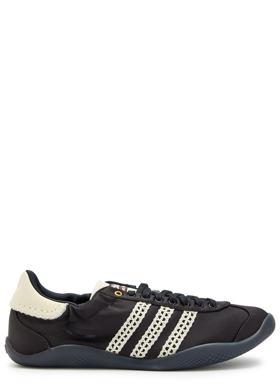 Adidas Originals Adidas X Wales Bonner X Wales Bonner Karintha Satin Sneakers In Black