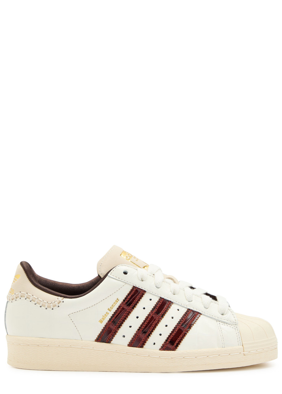 Adidas Originals Adidas X Wales Bonner X Wales Bonner Superstar Leather Sneakers In White