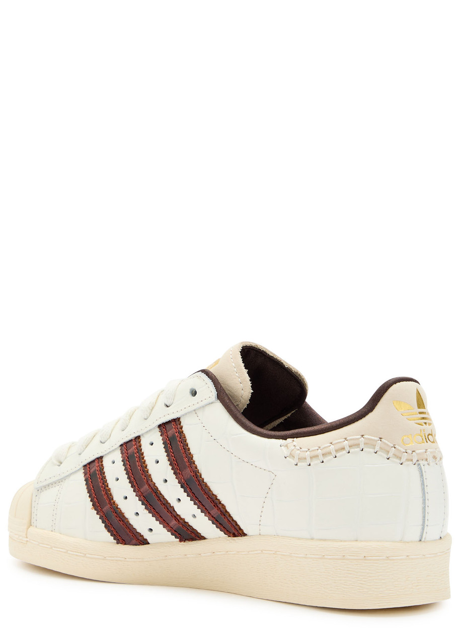 Adidas Originals Adidas X Wales Bonner X Wales Bonner Superstar Leather Sneakers In White