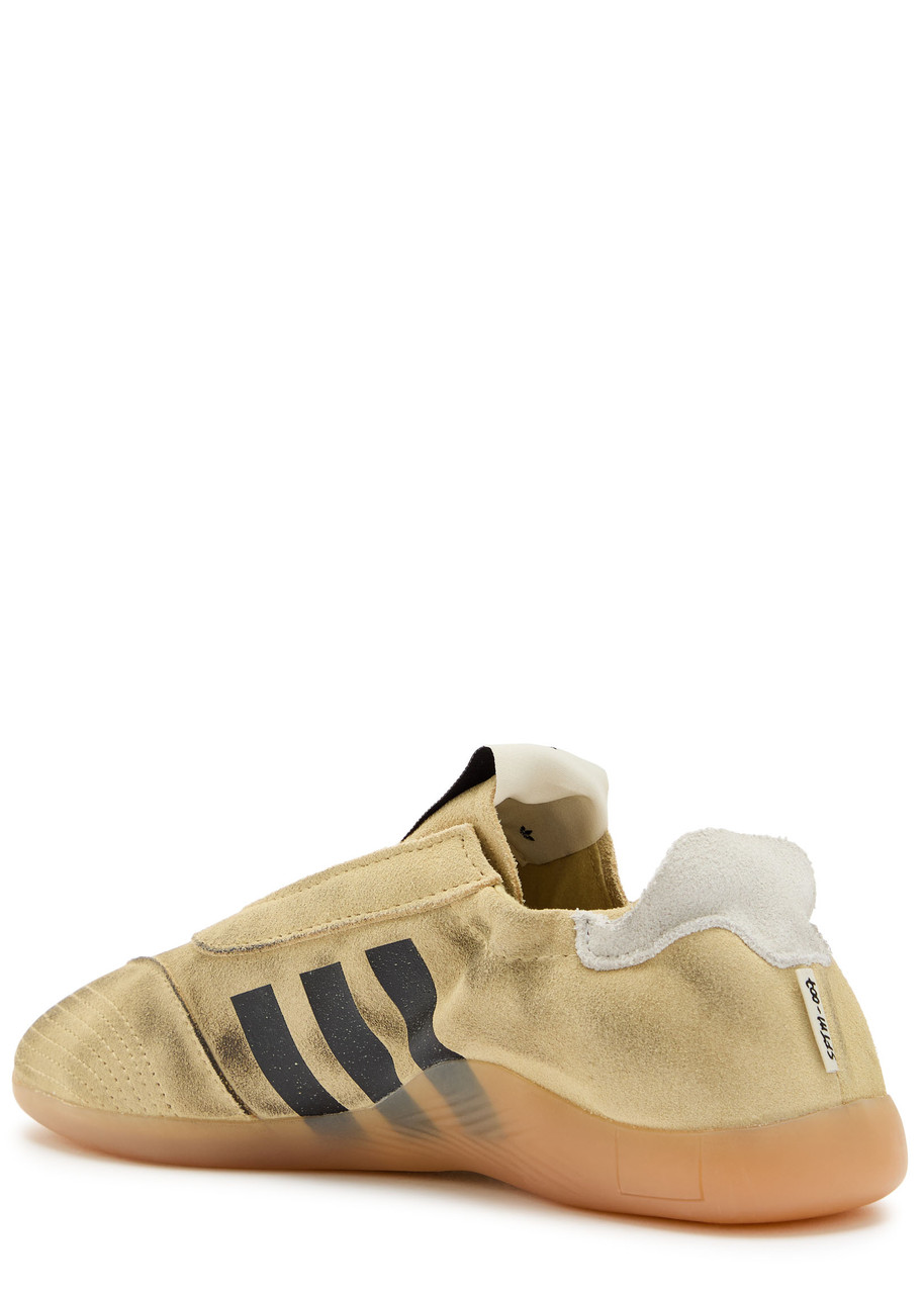 Adidas X Song For The Mute X Sftm Taekwondo Mei Distressed Suede Sneakers In Neutral
