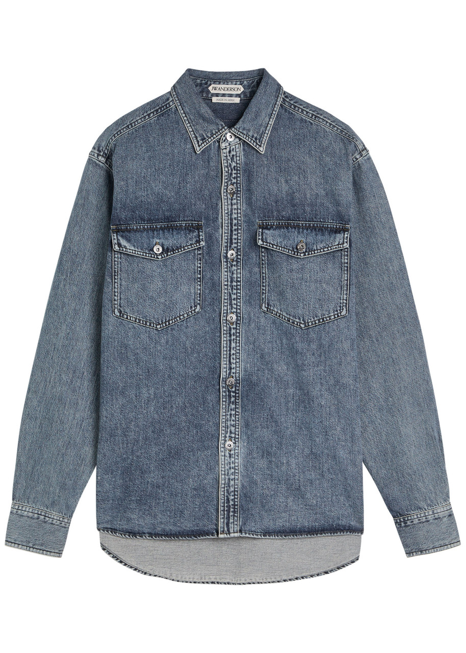 Jw Anderson Denim Shirt In Blue