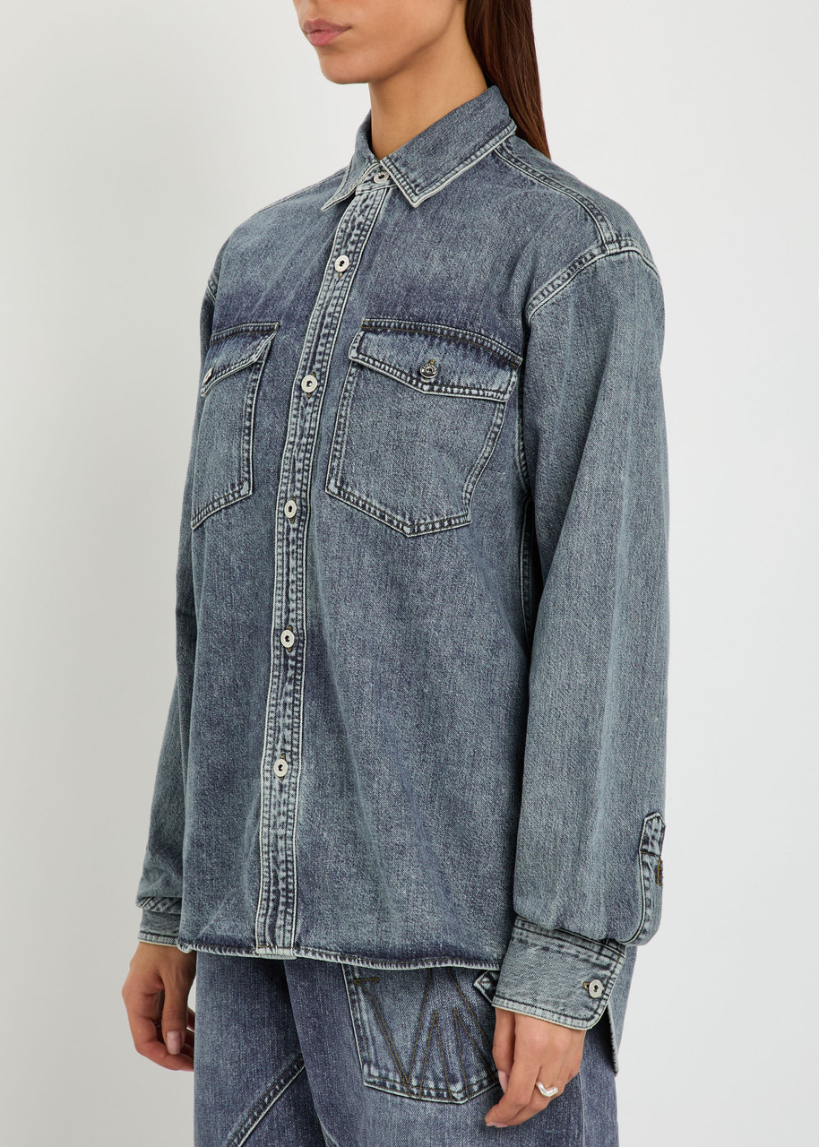Jw Anderson Denim Shirt In Blue