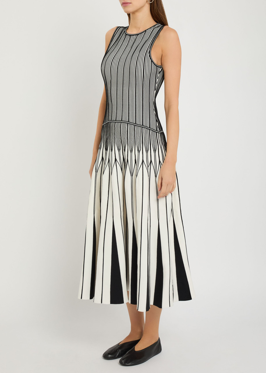 Simkhai Jonathan Oaklen Patterned Knit Midi Dress In Multi