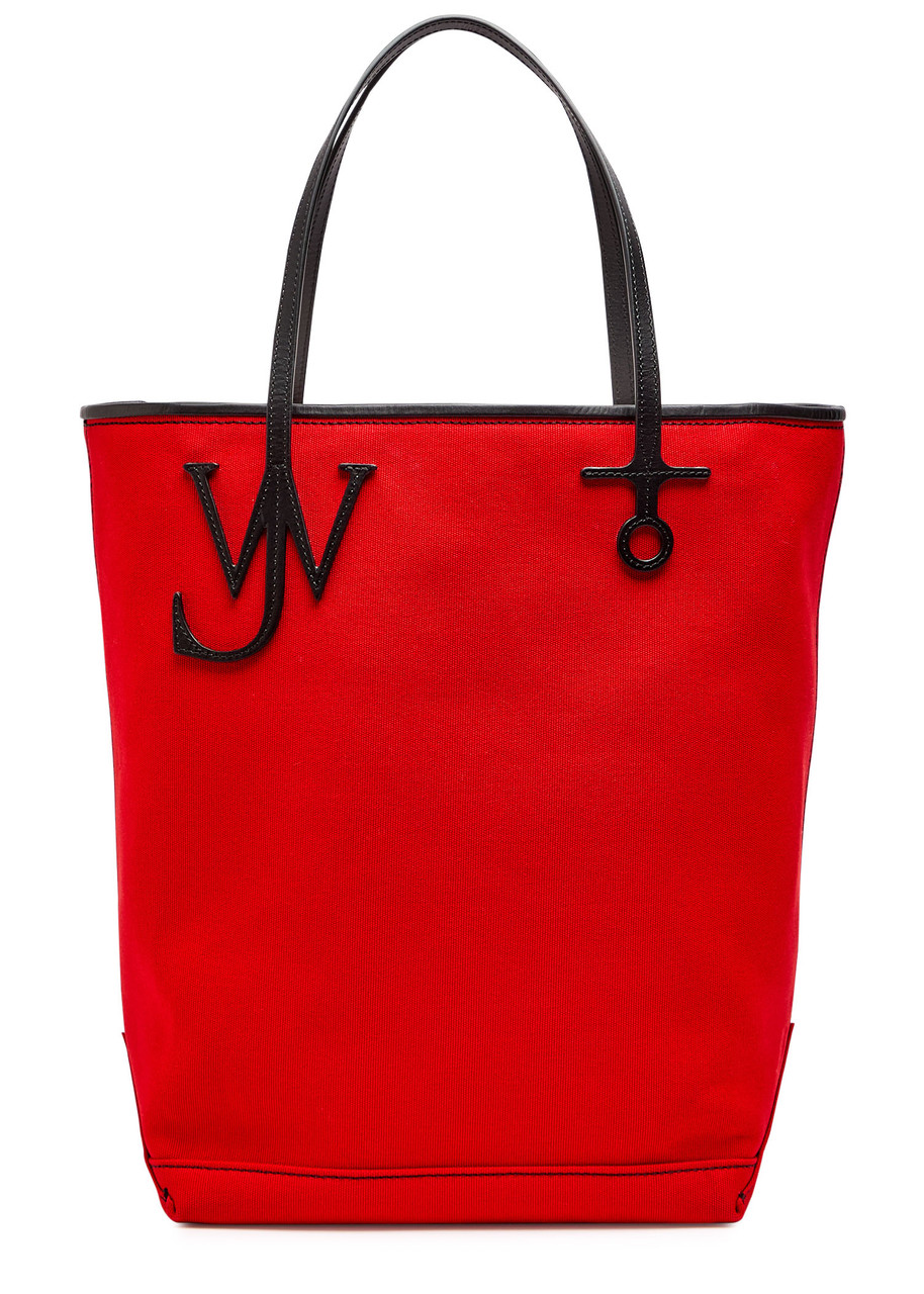 JW Anderson Anchor Large Canvas Tote bag - Red - One Size