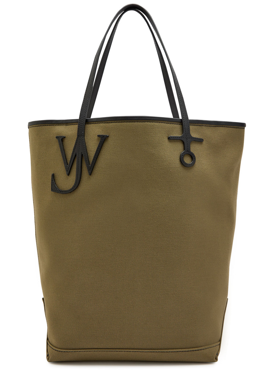 JW Anderson Anchor Large Canvas Tote bag - Khaki