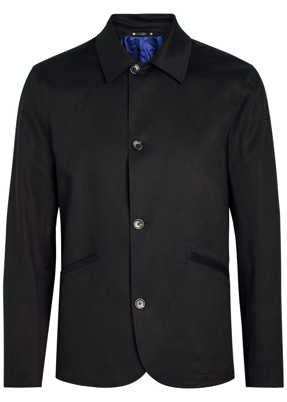 PS Paul Smith Tailored Lyocell and Cotton-blend Jacket - Navy - L