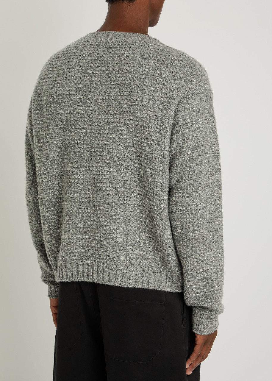  Studio Nicholson Camden Wool And Cashmere-blend Jumper - Grey - S 