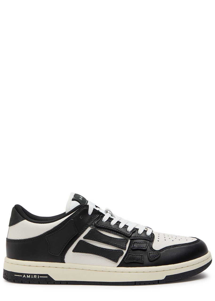 Amiri Skel Panelled Leather Sneakers – Black – 41 (IT41 / UK7) Amiri Skel Panelled Leather Sneakers – Black – 41 (IT41 / UK7)