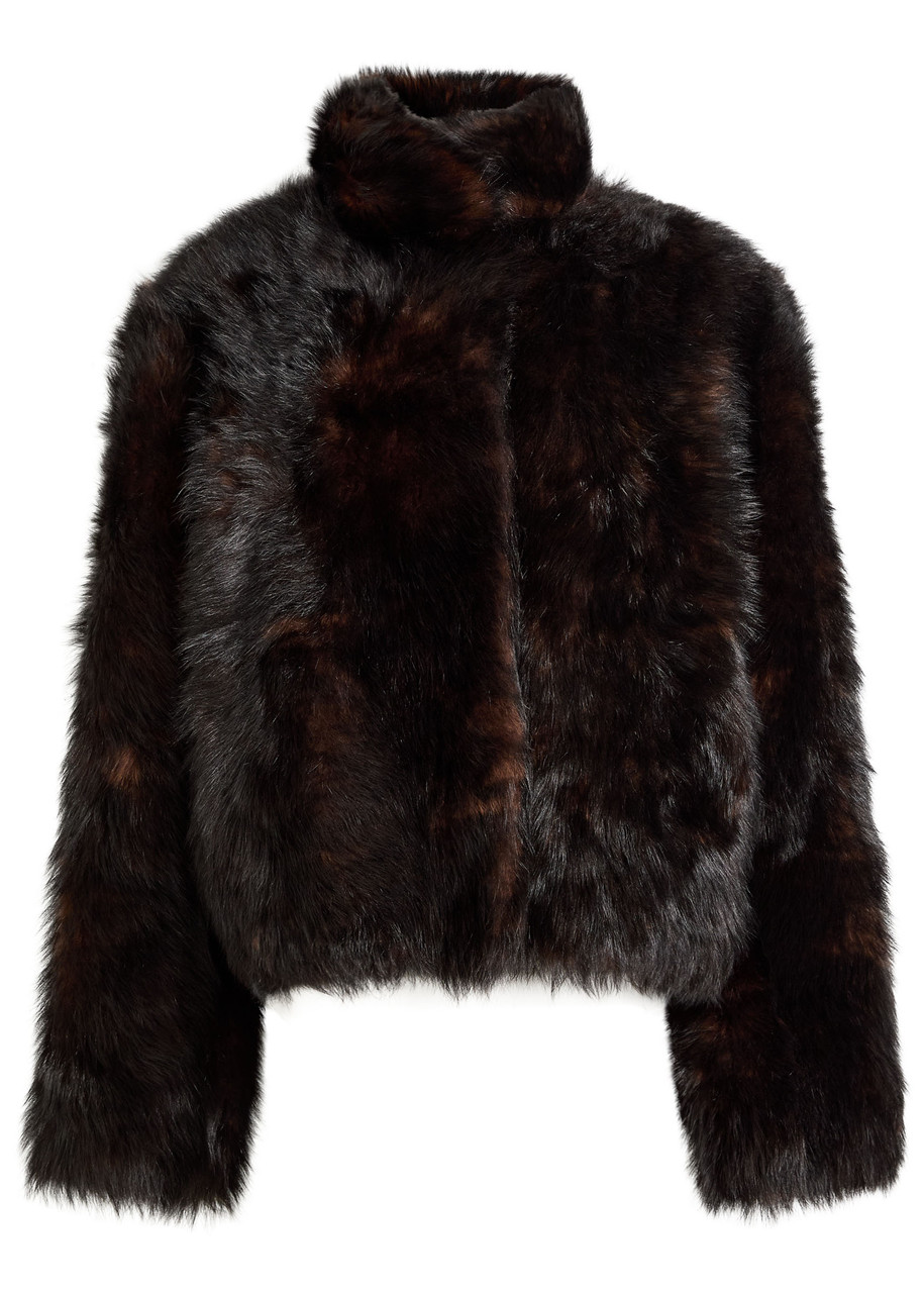 Totême Toteme Shearling Jacket In Brown