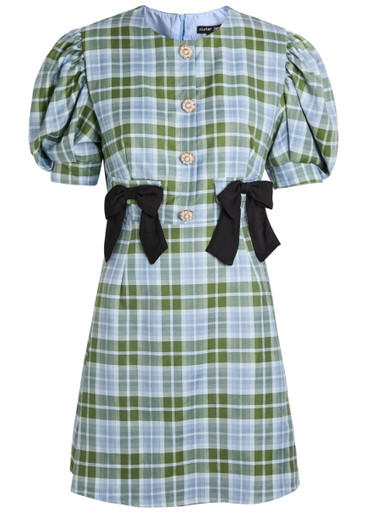 SISTER JANE Foyer checked woven mini dress | Harvey Nichols
