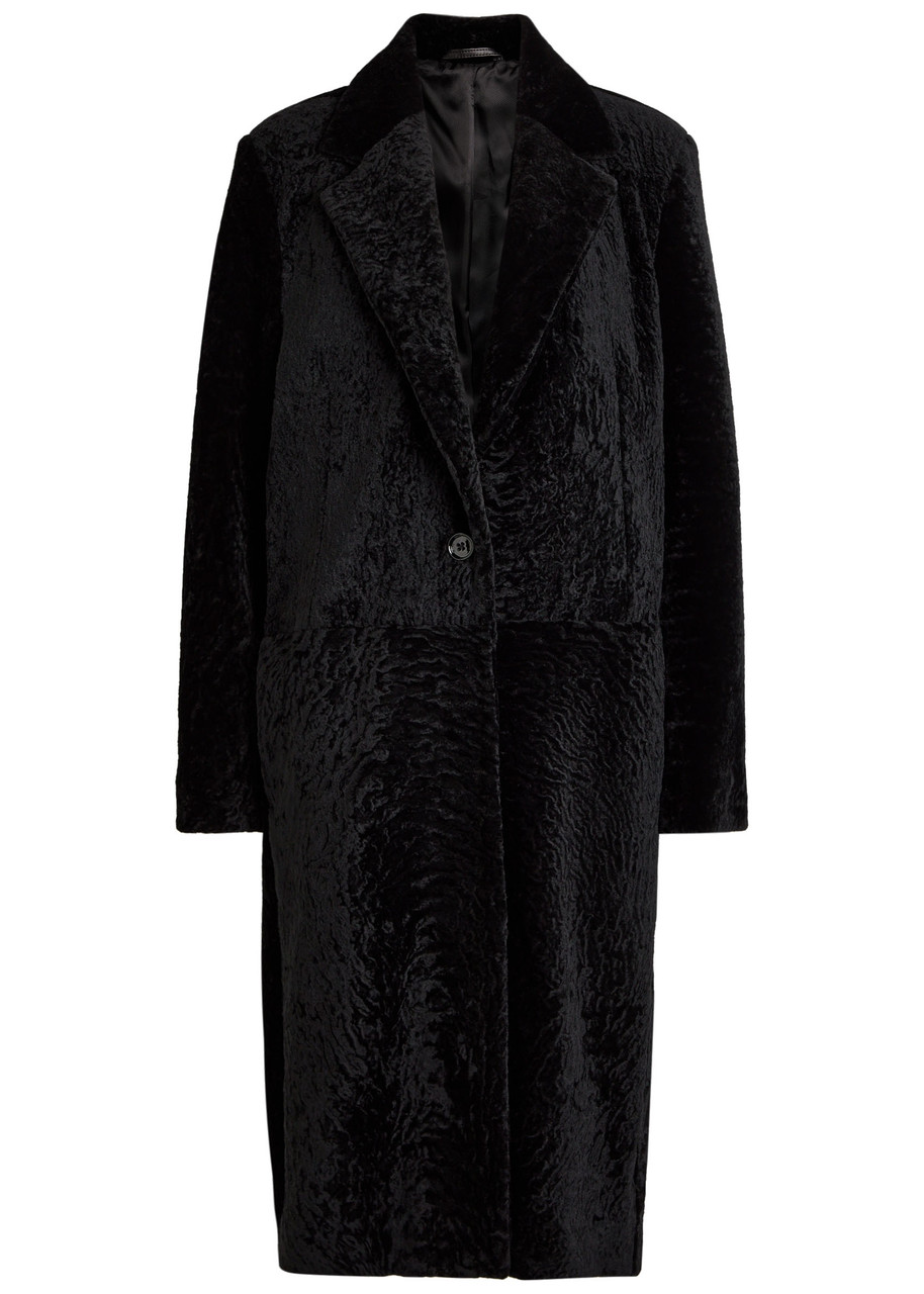 Totême Toteme Shearling Coat In Black